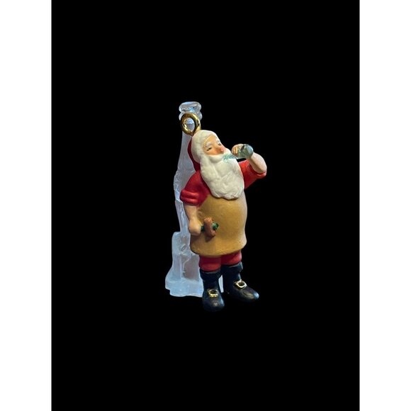 1997 Hallmark Keepsake Christmas Ornament Ice Cold Coca-Cola Miniature Santa - Picture 1 of 5